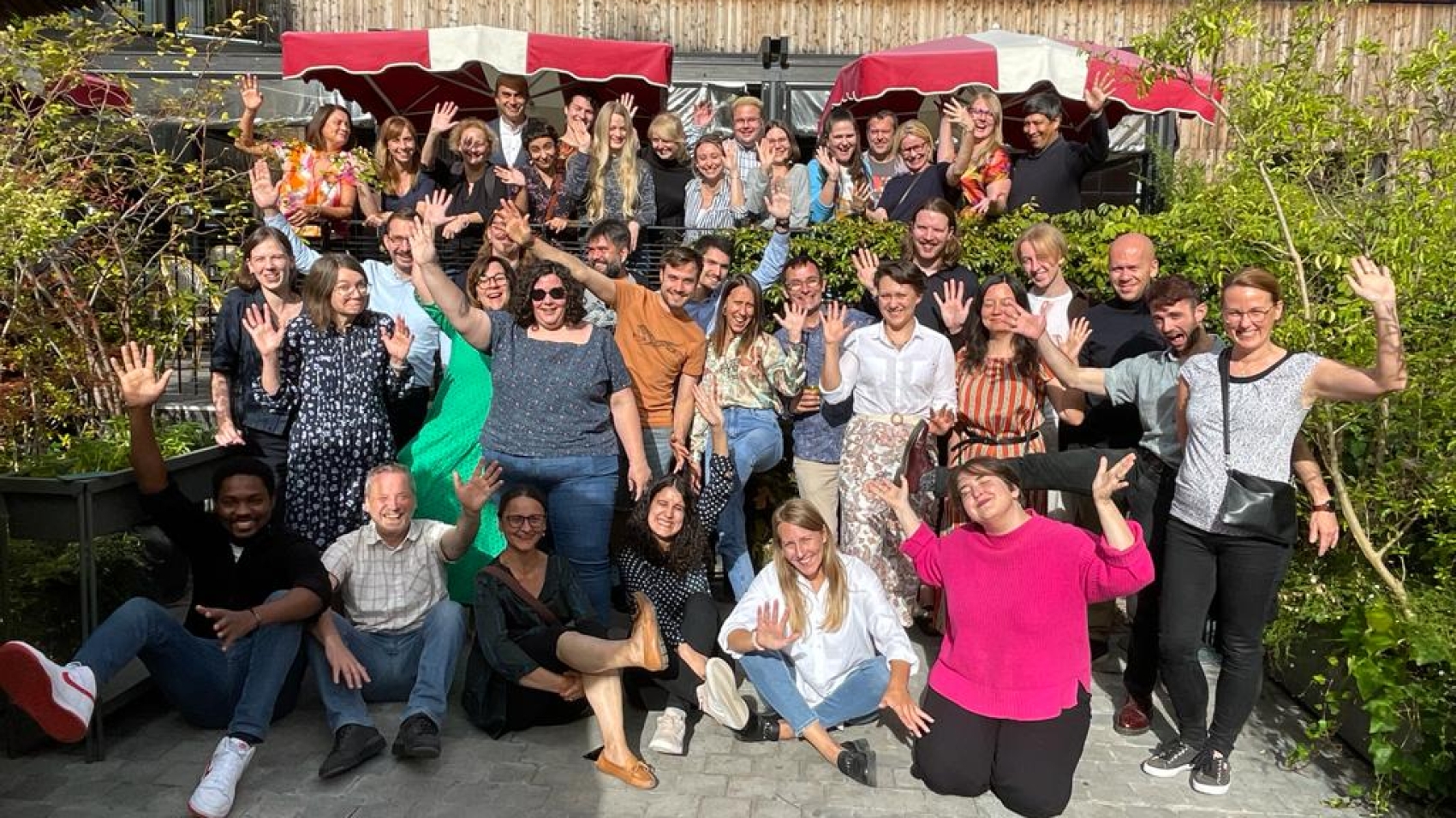 Group photo of participants on annual SALTO meeting in Paris.