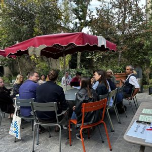 Participants working in small group during annual SALTO meeting in Paris